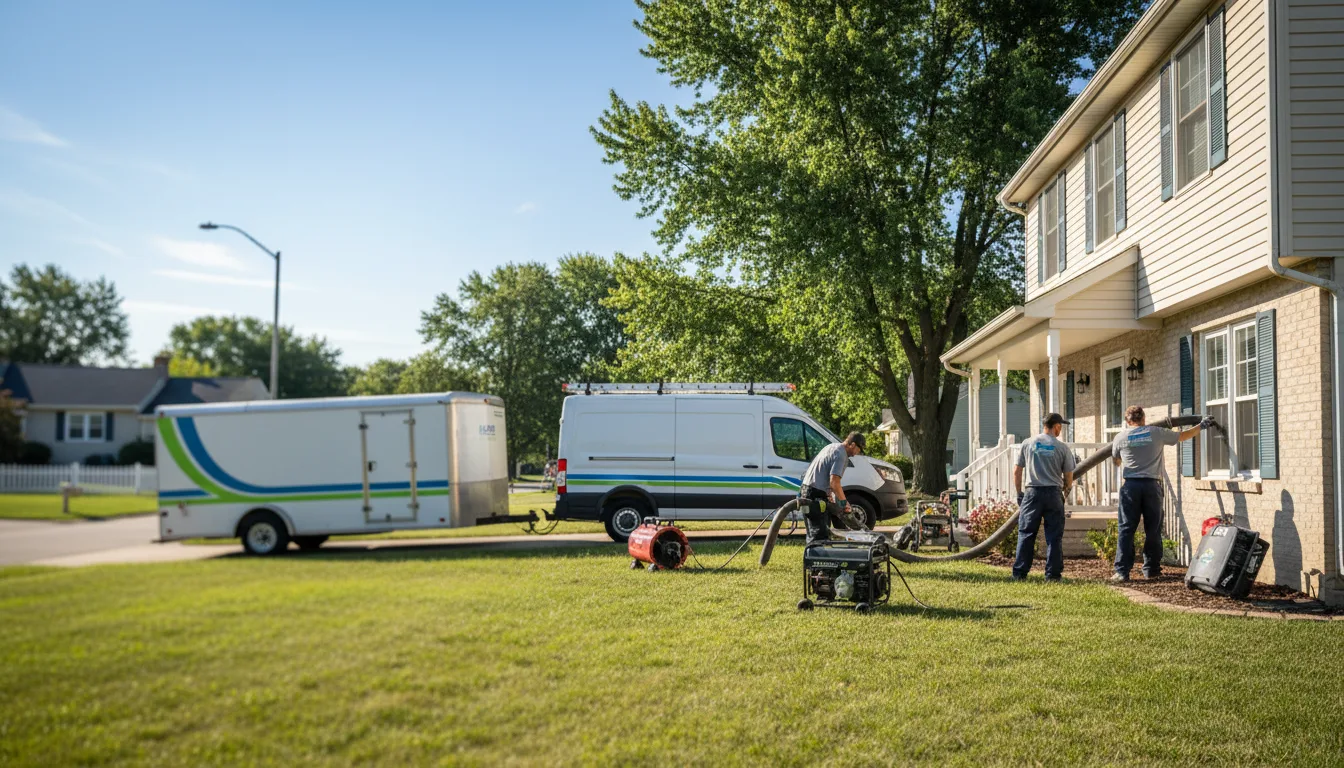Flooded Basement Restoration And Cleanup With Repair in Grand Blanc, MI near me
